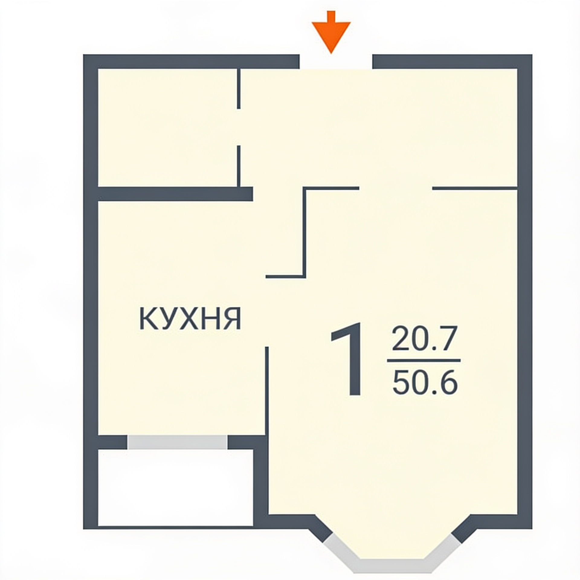 Остекление однокомнатной квартиры